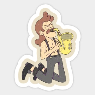 Regular Show - Sad Sax Guy Sticker